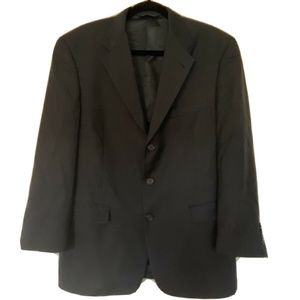 Burberrys’ Men’s Suit Coat Dark Gray Wool